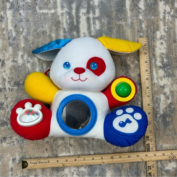 Vintage Fisher Price 1992 Discovery Busy Bear Plush Baby Toy Stuffed Animal - Picture 6 of 7